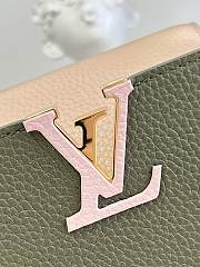 Louis Vuiiton Capucines Green With Pink 27cm - 4