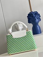 Louis Vuiiton Capucines Green 27cm - 5
