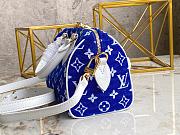 Louis Vuiiton Speedy BANDOULIÈRE Blue 20  - 5