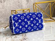 Louis Vuiiton Speedy BANDOULIÈRE Blue 20  - 4