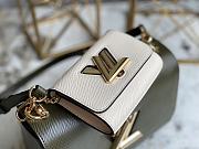 Louis Vuiiton Twist Green and White 23cm - 2