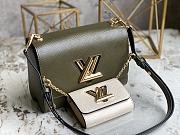 Louis Vuiiton Twist Green and White 23cm - 6