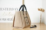 Chanel Deauville Shopping Bag Black and White 38cm - 3