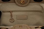 Chanel Deauville Shopping Bag Black and White 38cm - 6