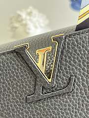 Louis Vuiiton Capucines Black 27cm - 4