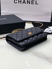 Chanel Wallet On Chain Top Handle Black 19cm - 3