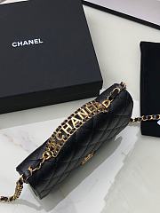 Chanel Wallet On Chain Top Handle Black 19cm - 6