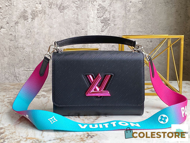 Louis Vuiiton Twist MM Black Bag 23cm - 1
