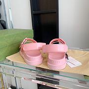 Gucci Rubber Pink Sandals  - 5
