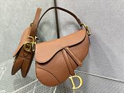 Dior Saddle Bag Brown Leather 25.5cm - 1