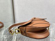Dior Saddle Bag Brown Leather 25.5cm - 6