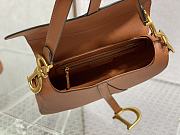 Dior Saddle Bag Brown Leather 25.5cm - 5