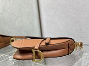 Dior Saddle Bag Brown Leather 25.5cm - 4
