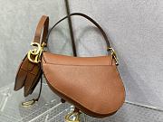 Dior Saddle Bag Brown Leather 25.5cm - 3