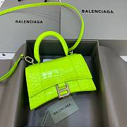 Colestore Balenciaga Small Hourglass Handle Bag In Green 19cm - 1