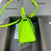Colestore Balenciaga Small Hourglass Handle Bag In Green 19cm - 2