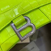Colestore Balenciaga Small Hourglass Handle Bag In Green 19cm - 6