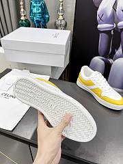Celine Trainer Low Sneaker White Yellow - 3