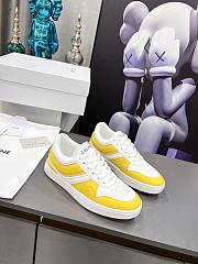 Celine Trainer Low Sneaker White Yellow - 2