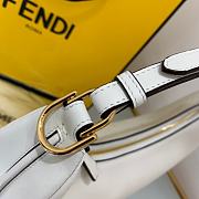 Fendi Praphy Hobo White Bag 29cm - 3