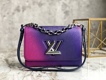 Louis Vuiiton Twist Gradient Blue 23cm