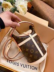 Louis Vuitton Duffle Monogram Boite Chapeau Trunk Brown M43587 22x23x14cm - 2