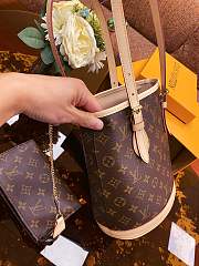 Louis Vuitton Shoulder Bag Bucket Monogram Pm M42238 Tote Size 23x15x26cm - 4