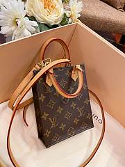 Louis Vuitton Monogram Petite Sac Plat M81295 Brown Cloth ref.1006758 -  Joli Closet