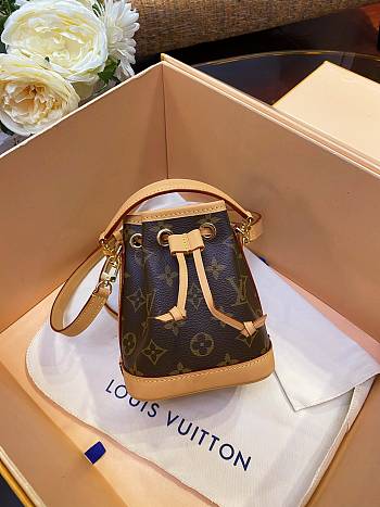 Louis Vuitton Nano Noé Brown M81266 13 x 16 x 10cm