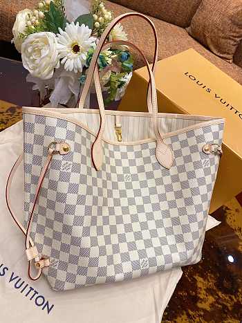 Louis Vuitton Neverfull MM shoulder tote bag N41361 Size 31x28x14 cm
