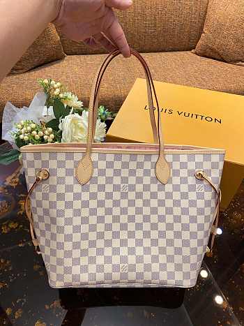 Louis Vuitton Damier Neverfull MM N41605 Size 31x28x14 cm