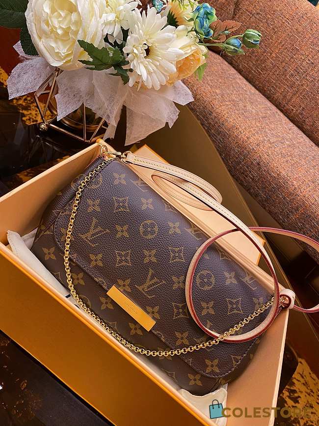 Louis Vuitton Favorite MM shoulder bag M40718 Size 28cm 