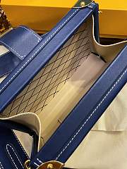 Louis Vuitton Petite Malle Denim Bag Blue M59717 Size 20.0x12.5x5.0 cm - 2