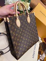Louis Vuitton LOUIS VUITTON sack plastic PM handbag monogram canvas M45848