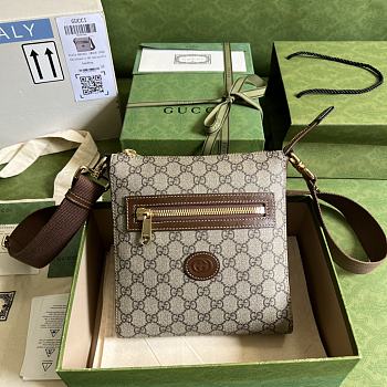  Gucci Supreme Messenger Bag 681021 Size 21*23.5*4.5 cm