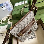  Gucci Supreme Messenger Bag 681021 Size 21*23.5*4.5 cm - 5