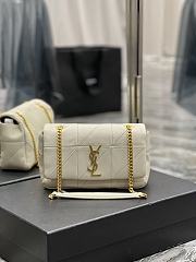 YSL Saint Laurent Handbag Jamie White 515820 Size 20×12.5×6.5 cm - 1