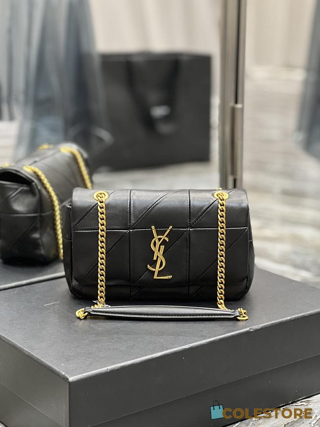 YSL Saint Laurent Handbag Jamie Black 515820 Size 20×12.5×6.5 cm - 1