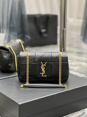 YSL Saint Laurent Handbag Jamie Black 515820 Size 20×12.5×6.5 cm