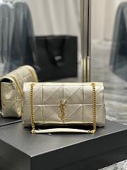YSL Jamie Medium Crossbody Bag In Silver 515821 Size 25x15x7.5cm - 1