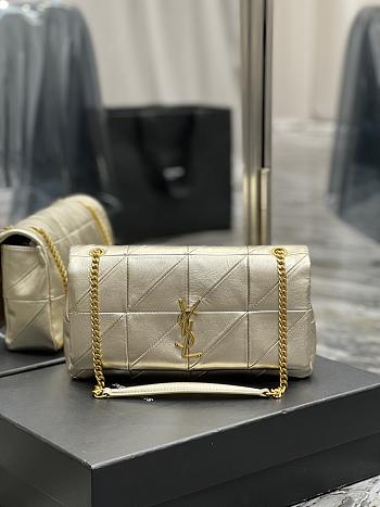 YSL Jamie Medium Crossbody Bag In Silver 515821 Size 25x15x7.5cm