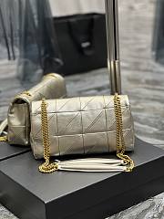 YSL Jamie Medium Crossbody Bag In Silver 515821 Size 25x15x7.5cm - 5