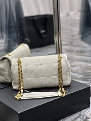 YSL Jamie Medium Crossbody Bag In White 515821 Size 25x15x7.5cm - 2