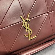 YSL Saint Laurent Jamie Monogram In Red 515821 Size 25x15x7.5cm - 6