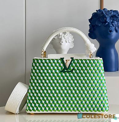 Louis Vuiiton Capucines Green 27cm - 1