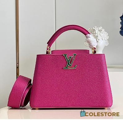 Louis Vuiiton Capucines Pink 27cm - 1
