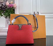 Louis Vuitton Capucine In Red BB Taurillon Leather 27cm  - 1