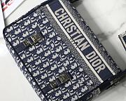 Dior Small Diorcamp Bag Blue 28x24x12 cm - 3