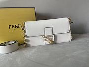 Fendi Fendace Baguette Brooch White 28x15.5x7 cm - 5