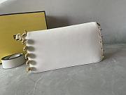 Fendi Fendace Baguette Brooch White 28x15.5x7 cm - 4